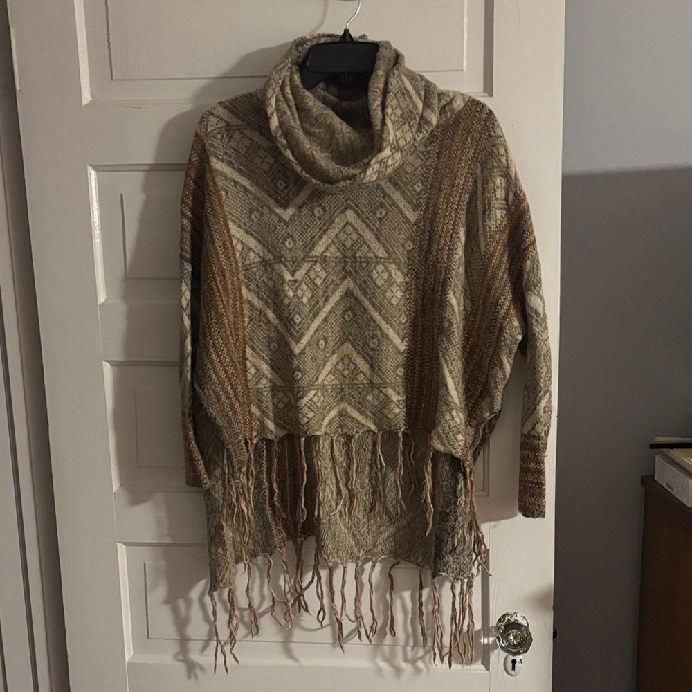 Free People Wool Blend Ponch